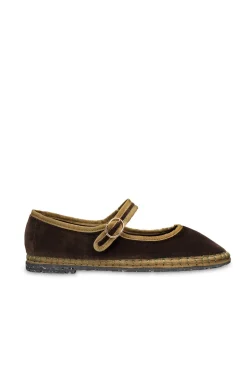 Veludo Mary Janes