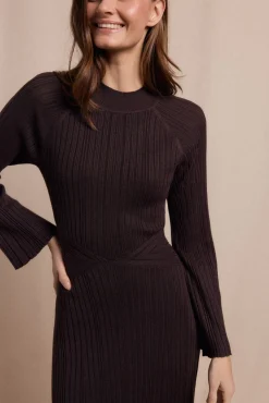 Vestido canelado Perkins