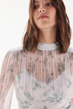 Vestido com babados