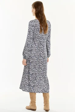 Vestido com estampa animal
