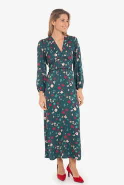 Vestido com estampado asiática