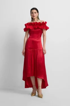 Vestido com folho da coleção Event