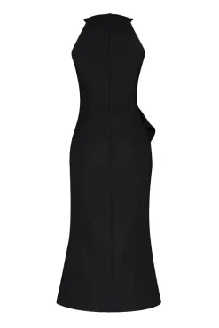 Vestido com folhos