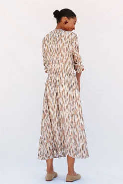 Vestido comprido estampado
