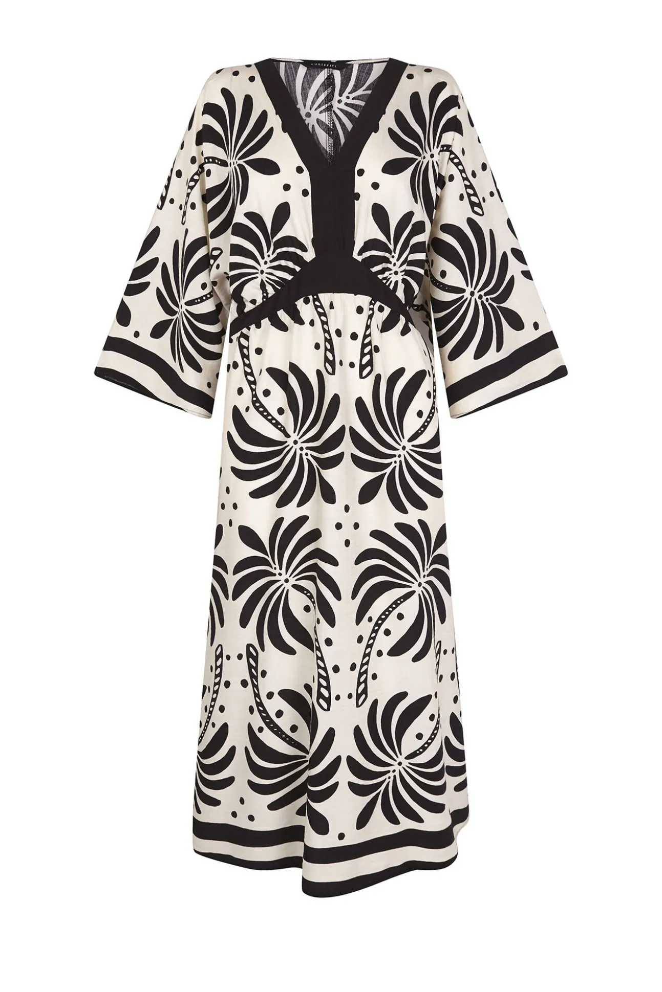 Vestido comprido estampado