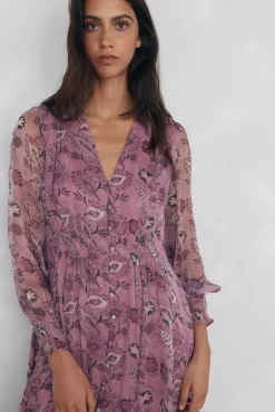 Vestido comprido fluído