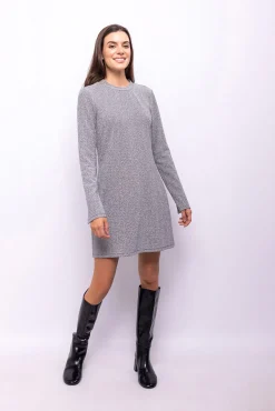 Vestido curto com glitter