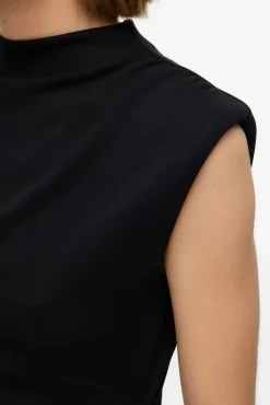 Vestido curto com gola Perkins