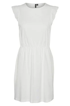 Vestido curto de algodão