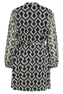 Vestido curto de gaze