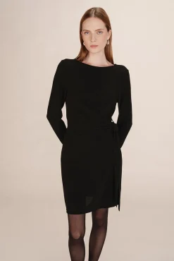 Vestido curto de lurex