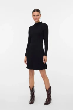 Vestido curto de malha
