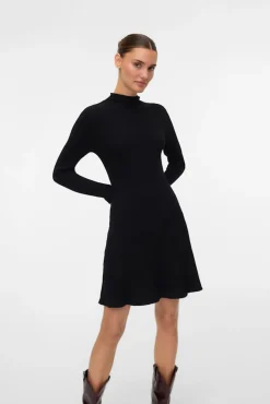 Vestido curto de malha
