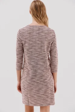 Vestido curto de tweed
