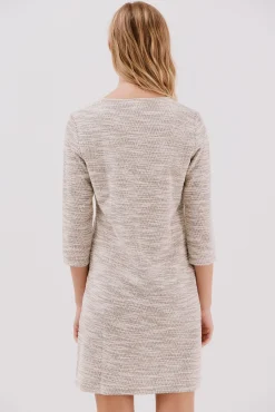 Vestido curto de tweed