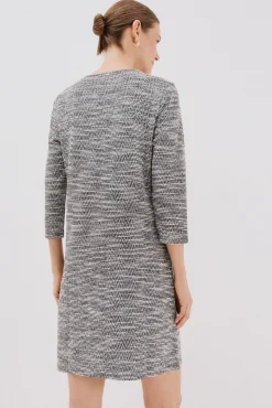 Vestido curto de tweed