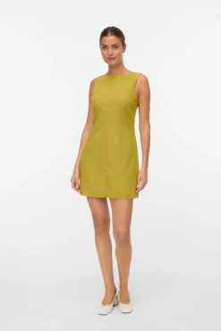 Vestido curto manga
