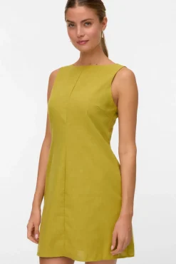 Vestido curto manga