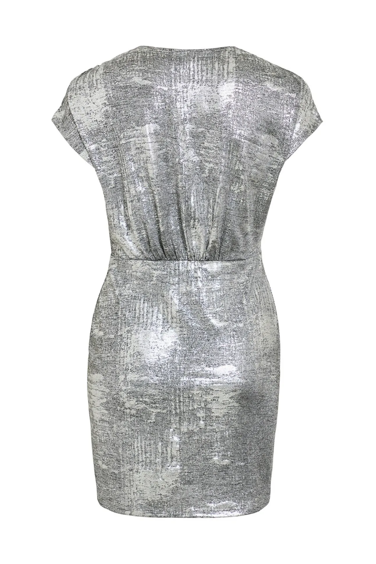 Vestido curto metálico