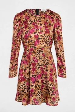 Vestido curto plissado