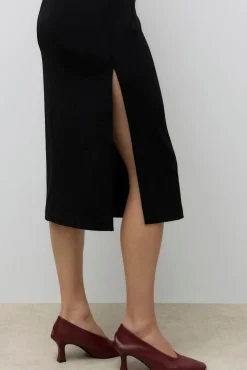 Vestido de alças midi