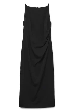 Vestido de alças midi