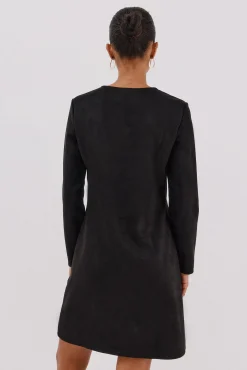 Vestido de camurça