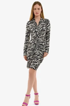 Vestido de cintura alta