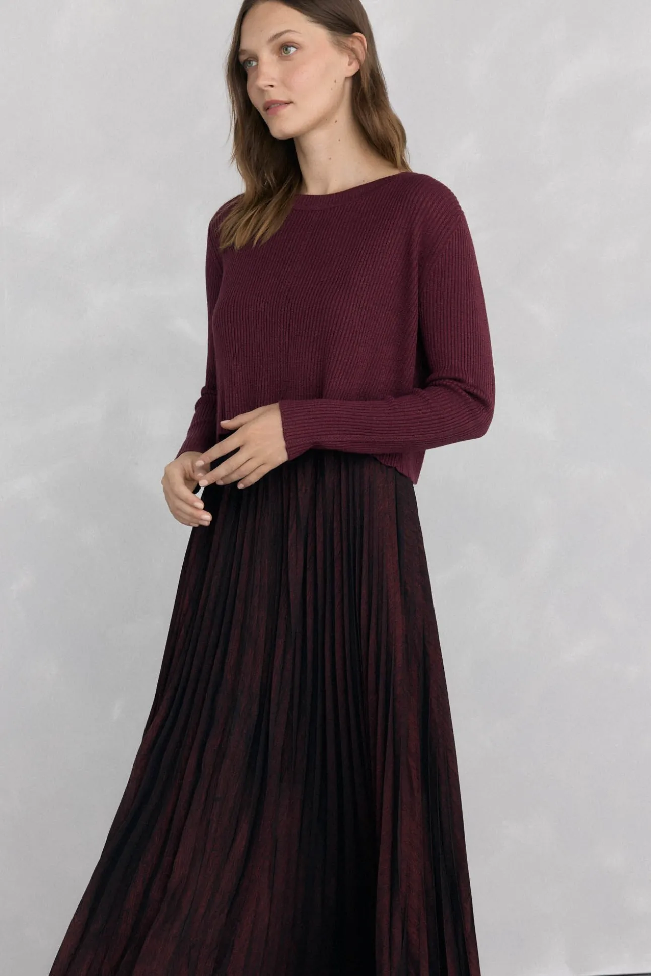 Vestido de duas peças com glitter