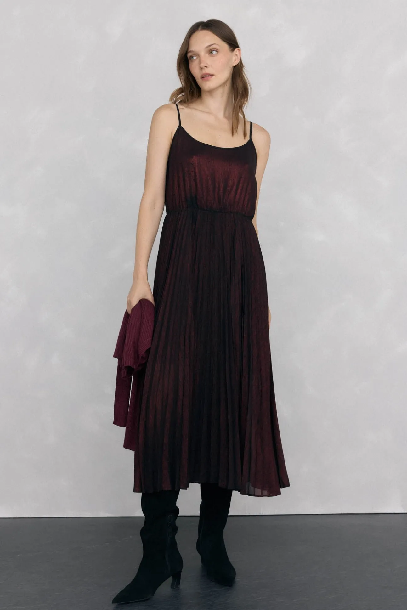 Vestido de duas peças com glitter