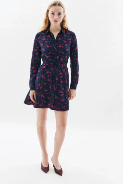 Vestido de flores 100% viscose