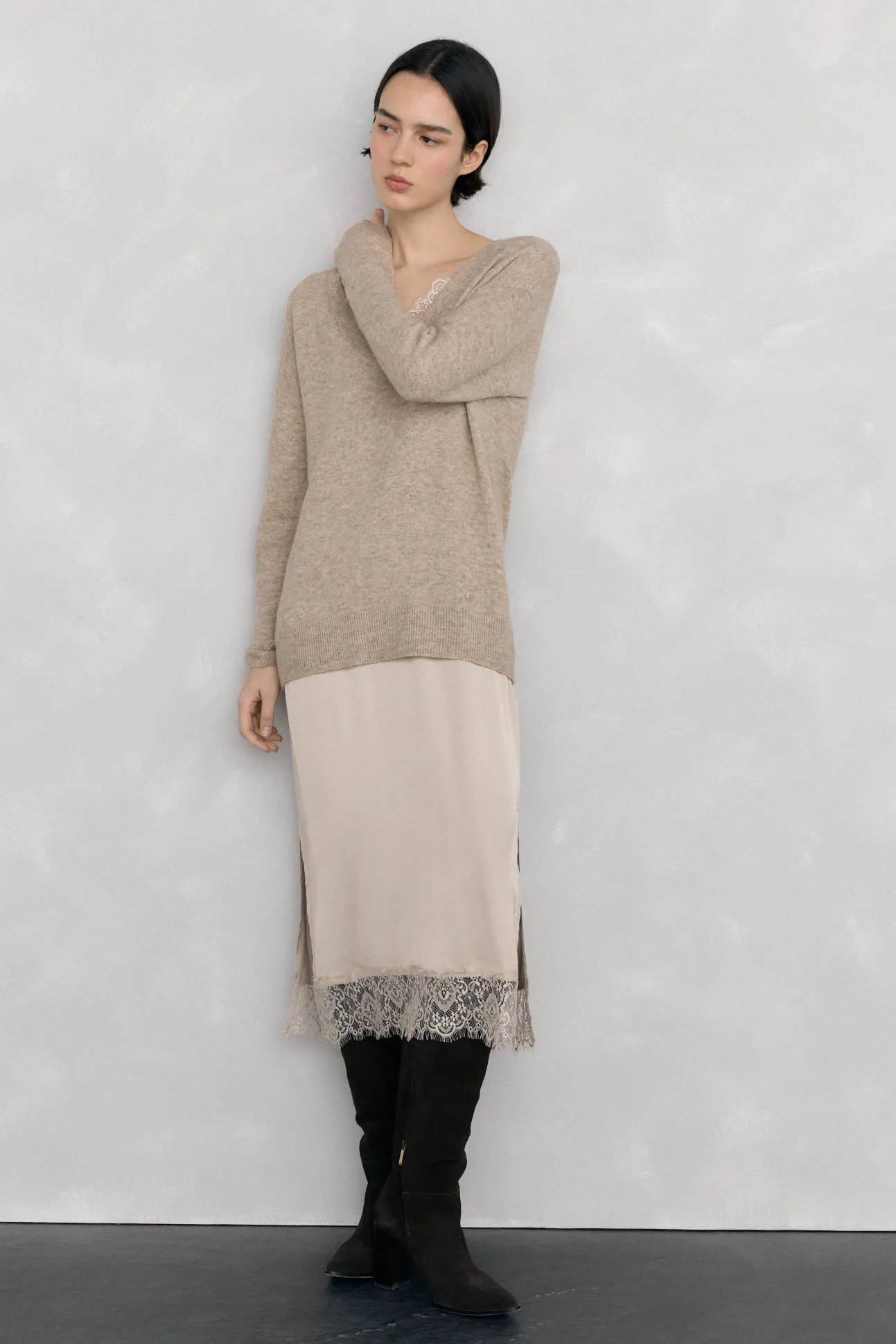 Vestido de malha