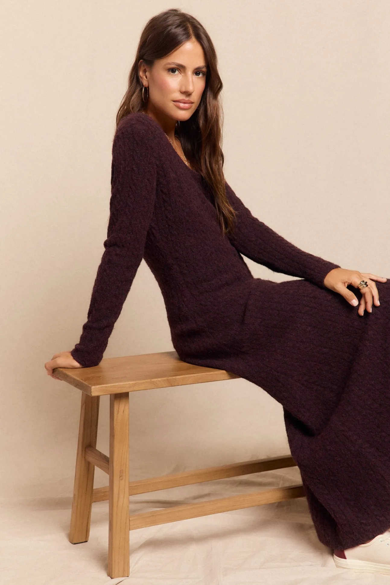 Vestido de malha Aranese