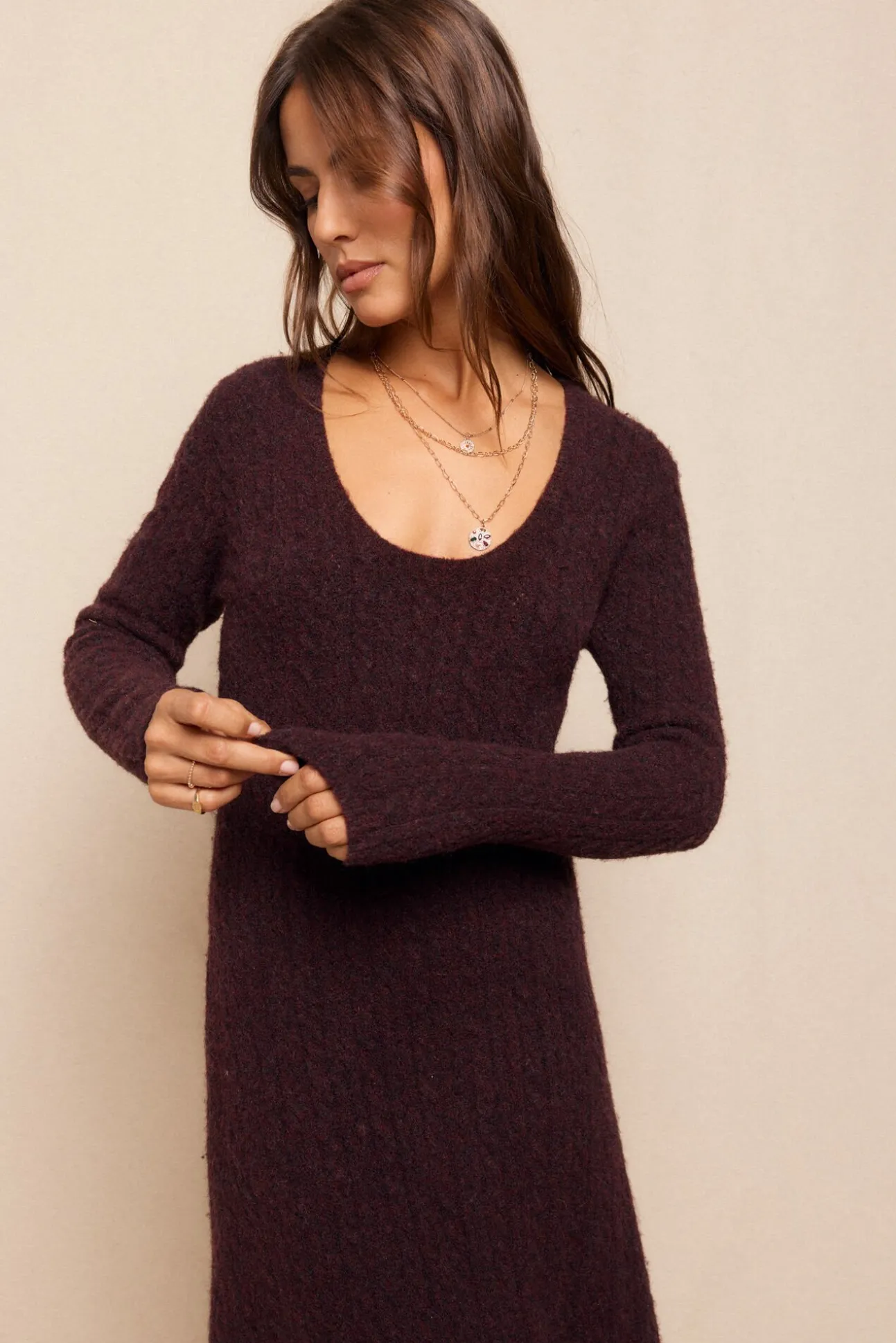 Vestido de malha Aranese