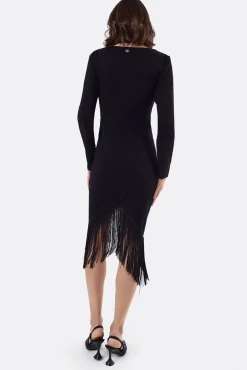 Vestido de malha com nó