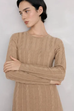 Vestido de malha com oitos