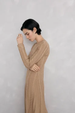 Vestido de malha com oitos