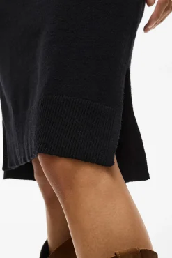 Vestido de malha com viscose