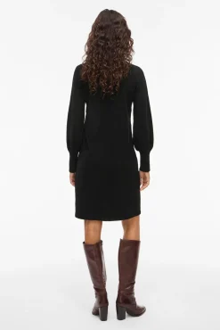 Vestido de malha com viscose