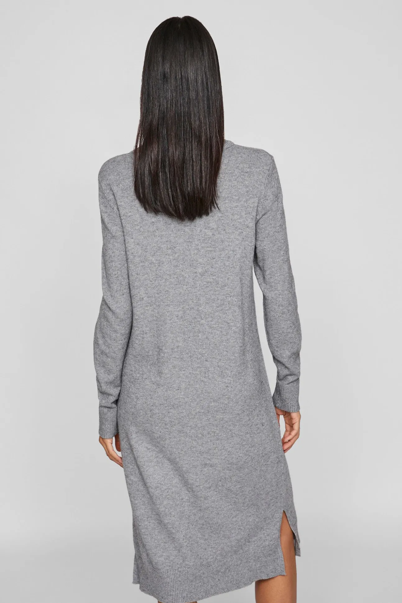 Vestido de malha com viscose