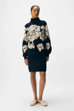 Vestido de malha estampado