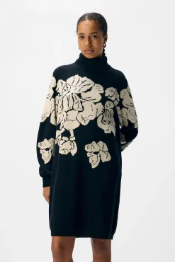 Vestido de malha estampado