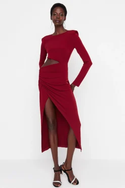 Vestido de noite midi