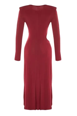 Vestido de noite midi