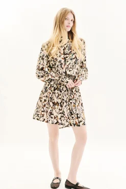 Vestido estampado 100% viscose