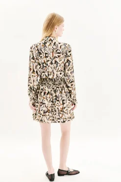 Vestido estampado 100% viscose