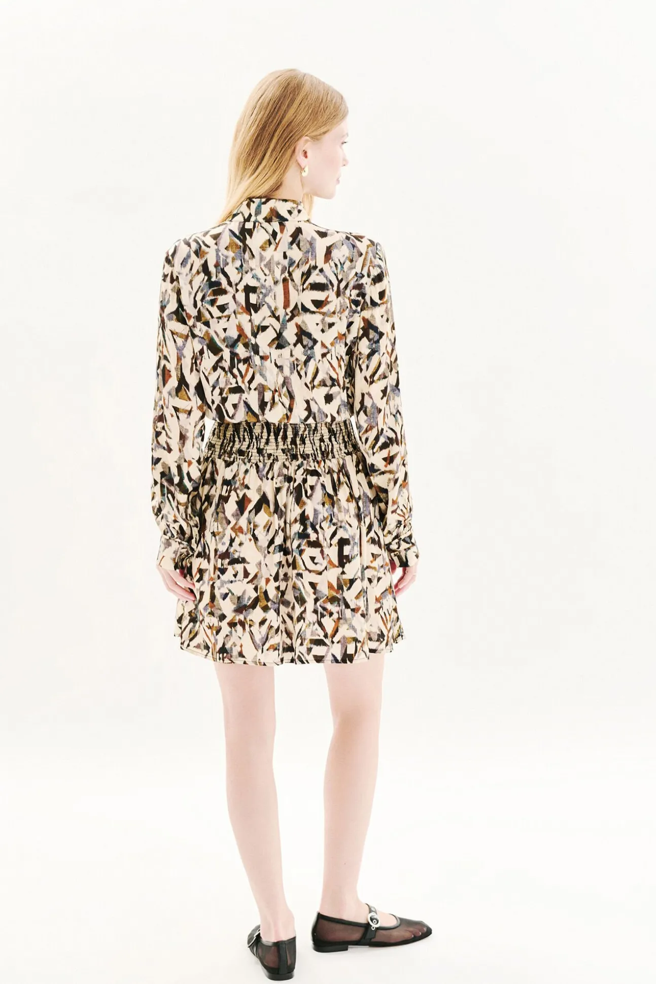Vestido estampado 100% viscose