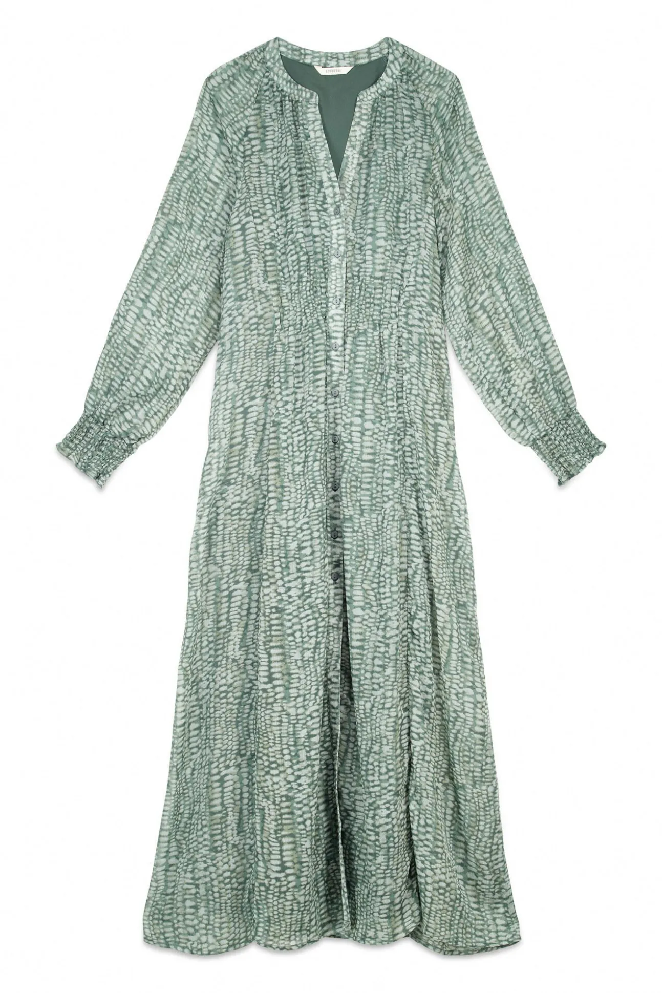 Vestido estampado fluído
