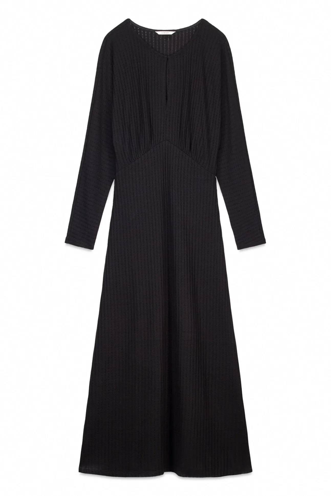 Vestido estruturado com manga morcego