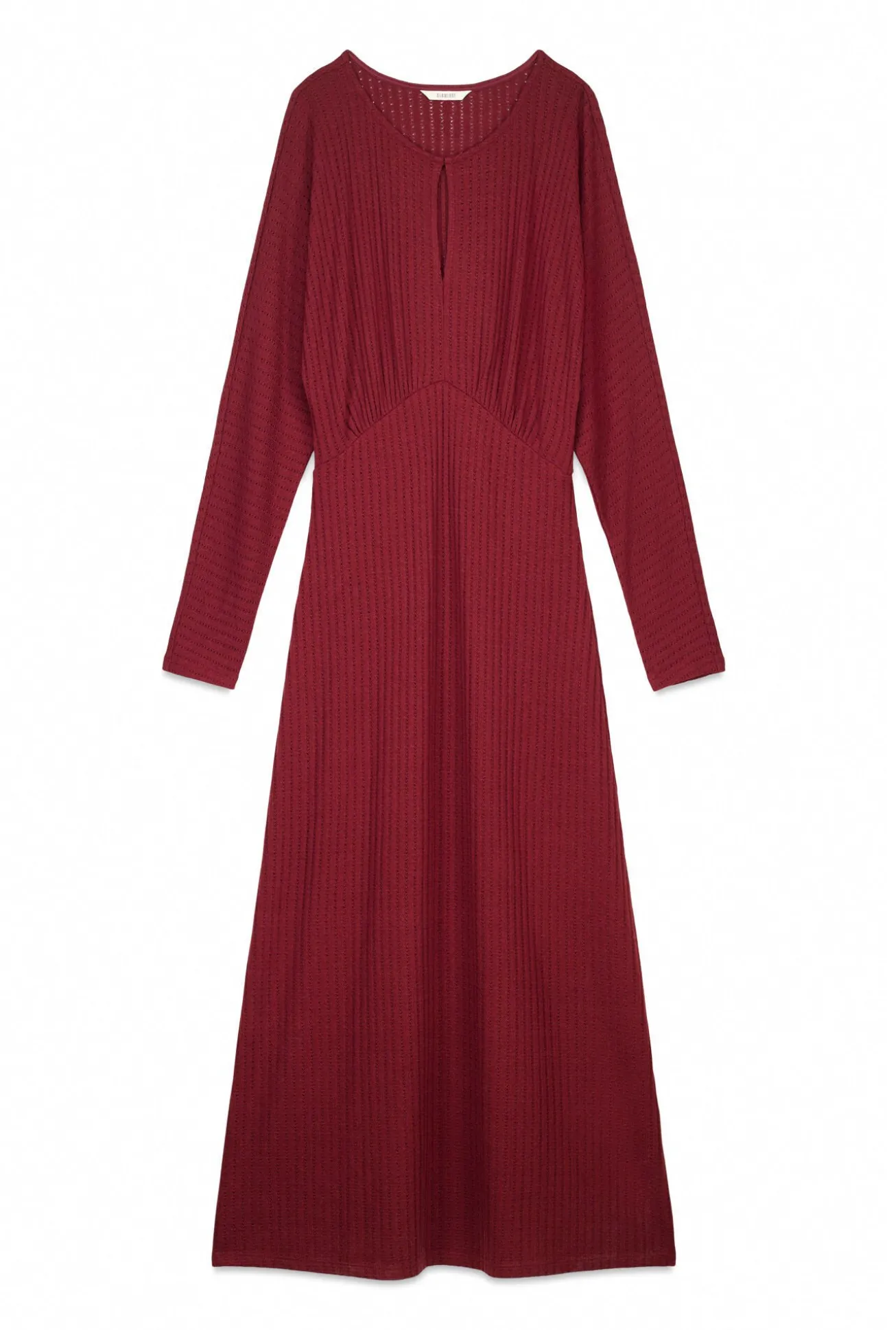 Vestido estruturado com manga morcego